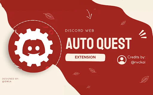 Discord Web Auto Quest Extension ডাউনলোড করুন – স্বয়ংক্রিয়ভাবে ডিসকর্ড কোয়েস্ট সম্পন্ন করুন - Screenshot 1
