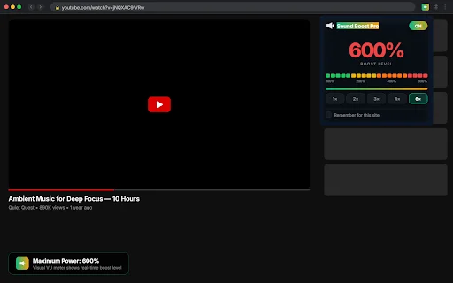 Sound Boost Pro ডাউনলোড করুন – অডিও ভলিউম ৬০০% বৃদ্ধি করুন - Screenshot 5