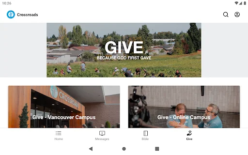 Crossroads Church Vancouver ডাউনলোড করুন – আধ্যাত্মিক উন্নতির জন্য সেরা অ্যাপ - Screenshot 6