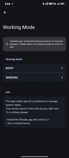 TaskManager – Shizuku/Root সর্বশেষ সংস্করণ বিনামূল্যে ডাউনলোড করুন - Screenshot 1