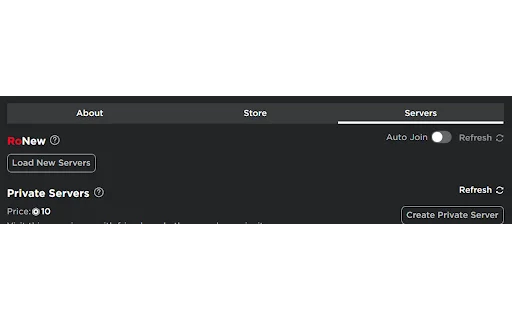 RoNew ডাউনলোড করুন – Roblox-এ নতুন সার্ভারে যোগ দিন - Screenshot 1