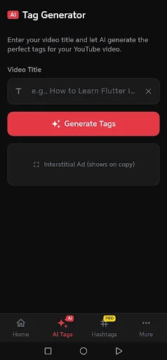 Rapid Tags Generator ডাউনলোড করুন – সেরা AI ট্যাগ ও হ্যাশট্যাগ টুল - Screenshot 5