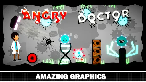 Angry Doctor – Physics Puzzle গেমটি ডাউনলোড করুন – ভাইরাস ধ্বংস করার সেরা গেম - Screenshot 15