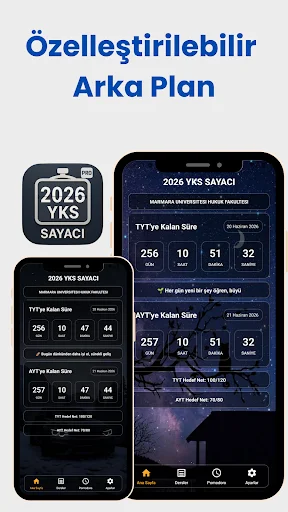 YKS YDT MSU 2026 কাউন্টডাউন উইজেট ডাউনলোড করুন – সেরা মোটিভেশন অ্যাপ - Screenshot 8