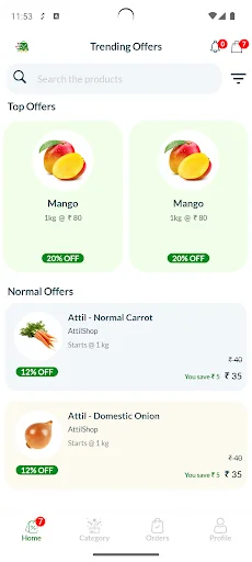 Attilshop ডাউনলোড করুন – অনলাইনে মুদি পণ্য কেনাকাটার সেরা অ্যাপ - Screenshot 2