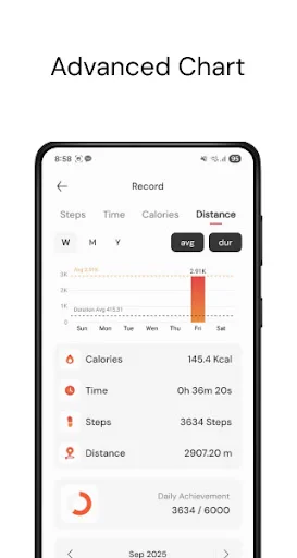 Step Counter – Pedometer ডাউনলোড করুন – সেরা ফ্রি পেডোমিটার - Screenshot 7