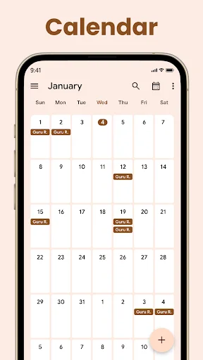 Calendar ডাউনলোড করুন – আপনার দিন সাজান সেরা শিডিউল প্ল্যানার দিয়ে - Screenshot 1