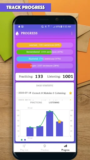 Korean Sentence Master ডাউনলোড করুন – কোরিয়ান ভাষা শিখুন সহজে - Screenshot 6