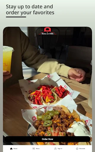 Tacos La Villa অ্যাপ ডাউনলোড করুন – অনলাইনে সুস্বাদু খাবার অর্ডার করুন - Screenshot 1