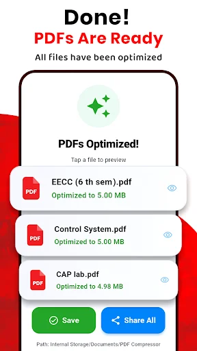PDF Compressor ডাউনলোড করুন – পিডিএফ সাইজ কমান ১ এমবি-র নিচে - Screenshot 5