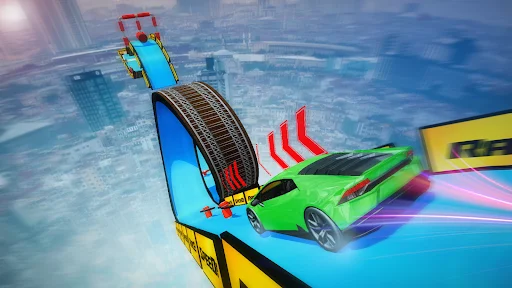 Car Stunts: Stunt Driving Game ডাউনলোড করুন – মেগা র‍্যাম্প রেসিং - Screenshot 7