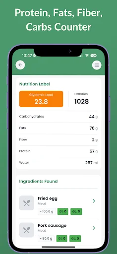 Logi – Glycemic Index Tracker ডাউনলোড করুন – সেরা ডায়েট প্ল্যানার - Screenshot 7