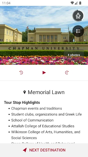 Chapman University Visitors ডাউনলোড করুন – ক্যাম্পাস ট্যুর ও ইভেন্ট গাইড - Screenshot 3