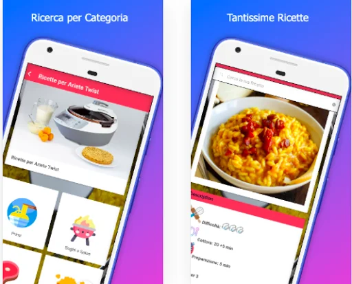 Ricette per twist ariete ডাউনলোড করুন – সেরা রেসিপি অ্যাপ - Screenshot 3