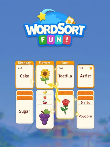 Word Sort Fun! ডাউনলোড করুন – সেরা ওয়ার্ড সলিটায়ার পাজল গেম - Screenshot 10