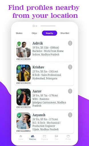 HumsafarLife.com Matrimony App ডাউনলোড করুন – জীবনসঙ্গী খুঁজুন - Screenshot 3