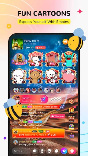 Honey Jar Lite ডাউনলোড করুন – গ্রুপ ভয়েস চ্যাট ও সোশ্যাল নেটওয়ার্ক - Screenshot 7