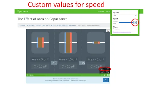Uplearn Custom Speed ডাউনলোড করুন – ভিডিওর গতি বাড়ান - Screenshot 3