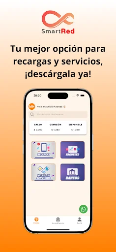 SmartRed: Pago Flex ডাউনলোড করুন – মোবাইল রিচার্জ ও বিল পেমেন্ট - Screenshot 1