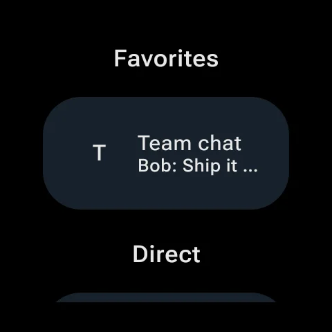 TeleWatch: Telegram Wear OS ডাউনলোড করুন – স্মার্টওয়াচে চ্যাট করুন - Screenshot 16