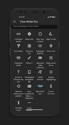 Pure Writer ডাউনলোড করুন – সেরা রাইটিং ও নোটস অ্যাপ - Screenshot 8