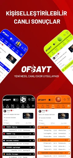 Ofsayt Canlı Skor ডাউনলোড করুন – দ্রুত লাইভ স্পোর্টস আপডেট - Screenshot 1