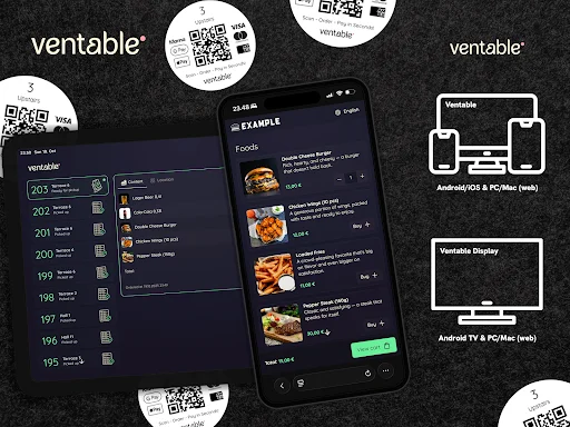 Ventable – QR অর্ডার ম্যানেজমেন্ট ডাউনলোড করুন – সেরা টেবিল অর্ডারিং সিস্টেম - Screenshot 5