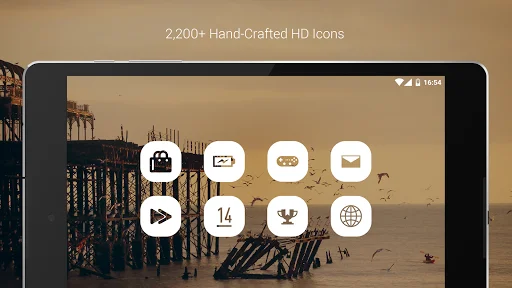 Pasty – White Icon Pack ডাউনলোড করুন – সেরা মিনিমালিস্ট আইকন - Screenshot 8