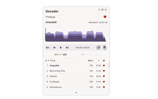 Bandcamp Deck ডাউনলোড করুন – DJ-দের জন্য সেরা মিউজিক প্লেয়ার - Screenshot 1