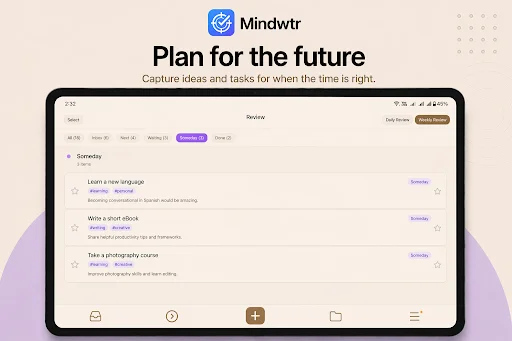 Mindwtr ডাউনলোড করুন – সেরা লোকাল-ফার্স্ট GTD টাস্ক ম্যানেজার - Screenshot 13
