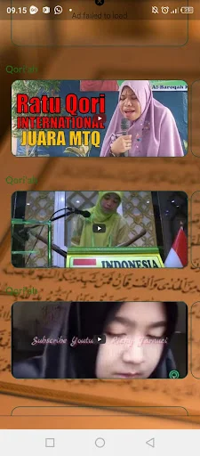 Qoriah Putri Internasional ডাউনলোড করুন – সেরা কোরআন তেলাওয়াত - Screenshot 13