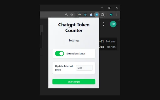 ChatGPT Token Counter ডাউনলোড করুন – রিয়েল-টাইমে টোকেন গণনা করুন - Screenshot 3