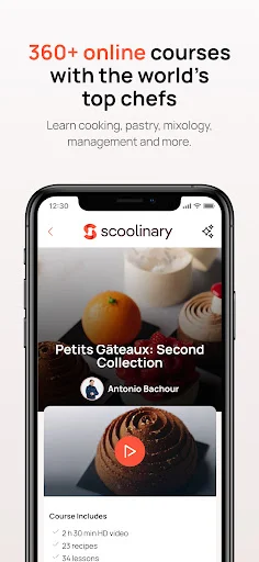 Scoolinary: Cook Online ডাউনলোড করুন – সেরা শেফদের রেসিপি শিখুন - Screenshot 3