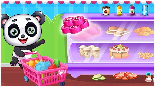 Panda Supermarket Cashier Game ডাউনলোড করুন – সেরা শিক্ষামূলক গেম - Screenshot 5