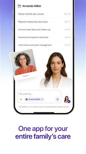 VirtualMD Mobile ডাউনলোড করুন – সেরা AI স্বাস্থ্য ও লক্ষণ পরীক্ষক - Screenshot 5