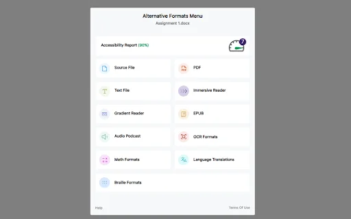 YuJa Panorama LMS Accessibility ডাউনলোড করুন – সেরা টুল - Screenshot 1