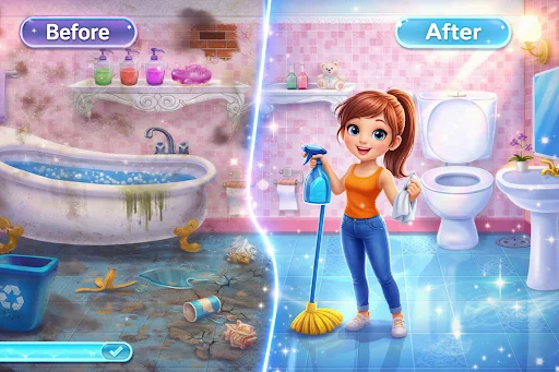 House Cleaning: Girl Cleanup ডাউনলোড করুন – সেরা ঘর পরিষ্কারের গেম - Screenshot 15