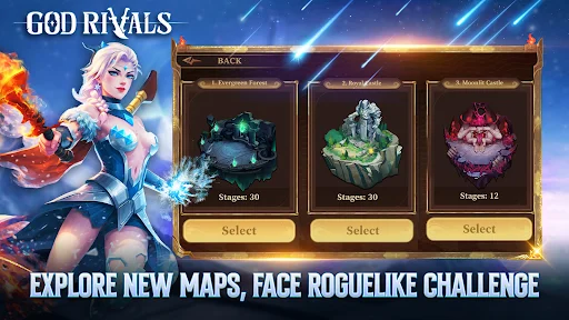 God Rivals: RPG Roguelike ডাউনলোড করুন – ডার্ক ফ্যান্টাসি অ্যাকশন গেম - Screenshot 10