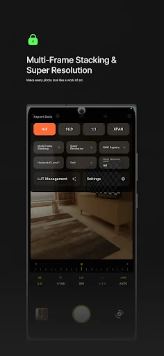 Photon Camera ডাউনলোড করুন – প্রো ম্যানুয়াল কন্ট্রোল ও ফিল্ম ফিল্টার - Screenshot 3