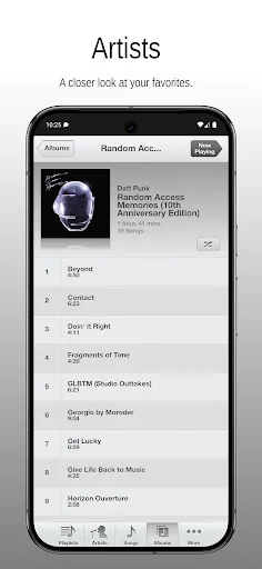 SkeuoMusic: Retro Music Player ডাউনলোড করুন – সেরা ক্লাসিক মিউজিক প্লেয়ার - Screenshot 4