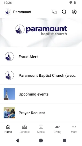 Paramount Baptist ডাউনলোড করুন – আধ্যাত্মিক উন্নতির সেরা মাধ্যম - Screenshot 1