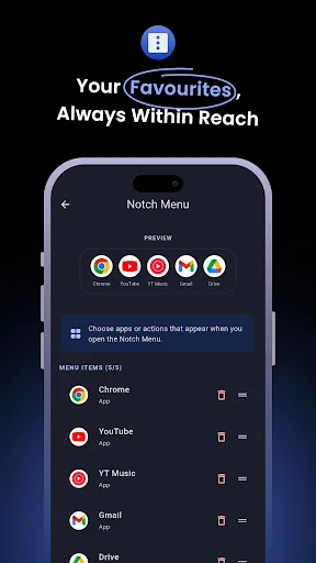 Smart Action Notch ডাউনলোড করুন – ক্যামেরা নচ দিয়ে ফোন নিয়ন্ত্রণ - Screenshot 3