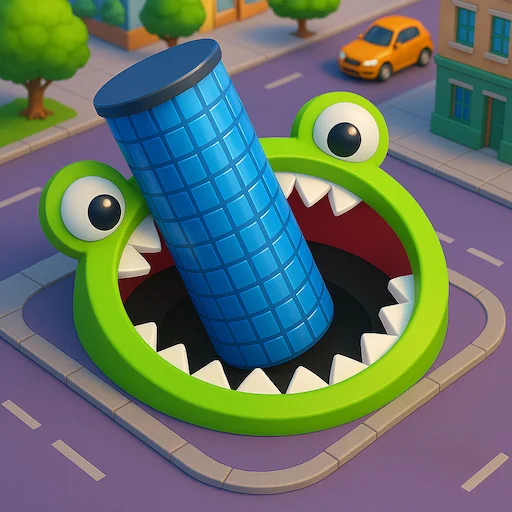 Hole.io ডাউনলোড করুন – শহরের সব কিছু গিলে ফেলুন এবং সেরা খেলোয়াড় হন