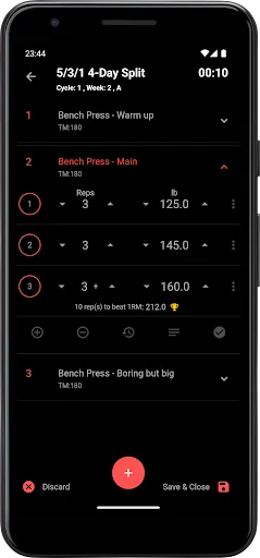 Lift4Fit Gym Workout Tracker ডাউনলোড করুন – সেরা জিম লগ অ্যাপ - Screenshot 8