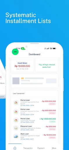 LoanFlow ডাউনলোড করুন – ব্যক্তিগত ঋণ ও বাজেট ট্র্যাকার অ্যাপ - Screenshot 3