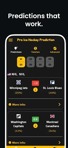 Ice Hockey Predictions & Tips ডাউনলোড করুন – এআই ভিত্তিক সঠিক পূর্বাভাস - Screenshot 2