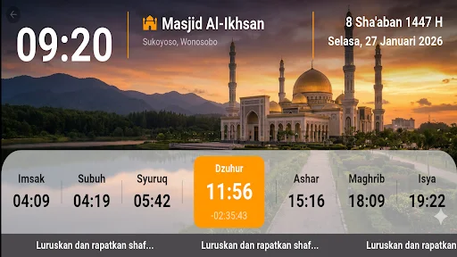 Jam Masjid Tv dan Rumah Islam ডাউনলোড করুন – নামাজের সময়সূচী - Screenshot 6
