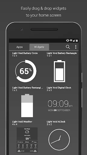 Light Void Pro – White Icons ডাউনলোড করুন – সেরা মিনিমালিস্ট আইকন প্যাক - Screenshot 7