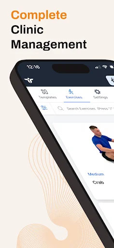 Rehab Guru Pro ডাউনলোড করুন – প্রফেশনাল এক্সারসাইজ প্রেসক্রিপশন - Screenshot 1
