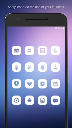 Pasty – White Icon Pack ডাউনলোড করুন – সেরা মিনিমালিস্ট আইকন - Screenshot 4